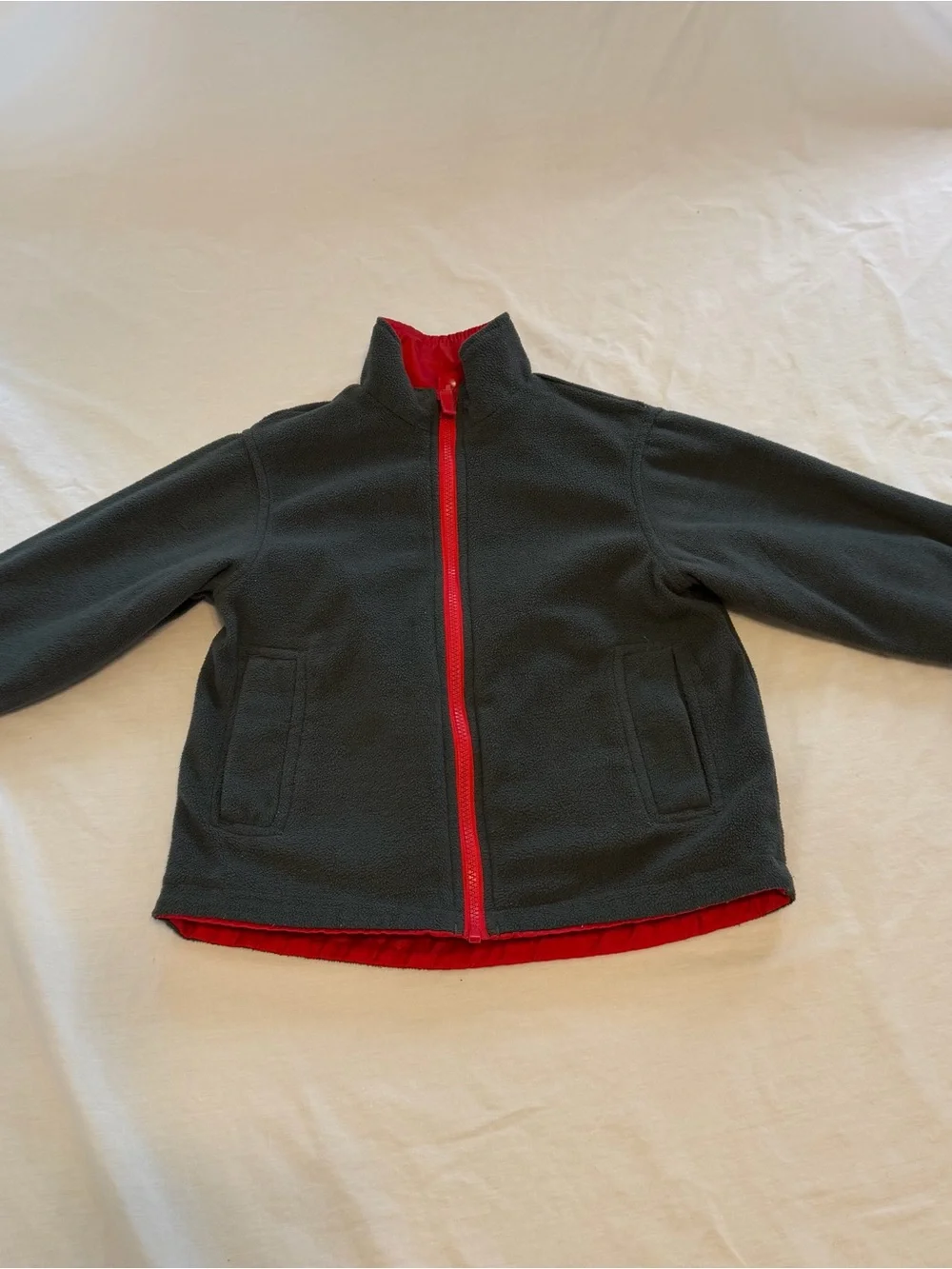 Oshkosh Red Kids' Zip-Front Jacket reversible Size 5